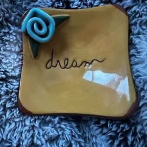 Sandra Magsamen for Department 56 Ceramic DREAM trinket dish